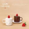 日本設計 泰國製造 蠟燭蛋糕杯 - 朱古力 Candle Cake Mug