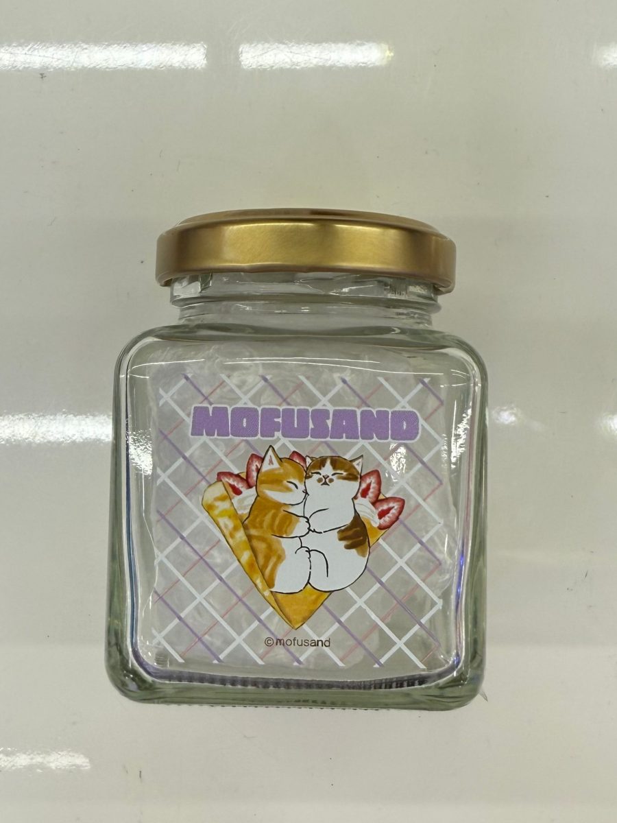 Mofusand 鯊魚貓玻璃罌 - 可麗餅款