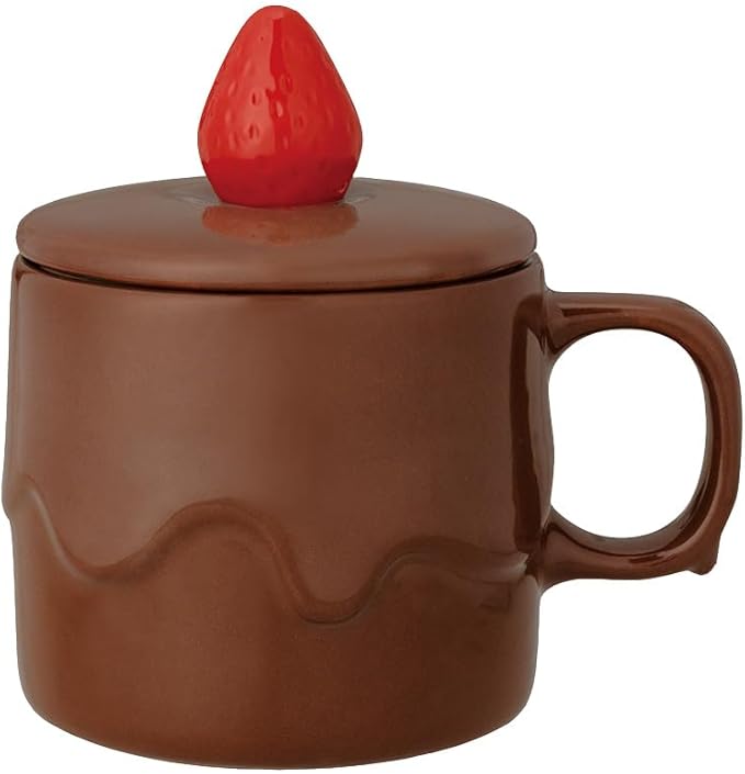 日本設計 泰國製造 蠟燭蛋糕杯 - 朱古力 Candle Cake Mug